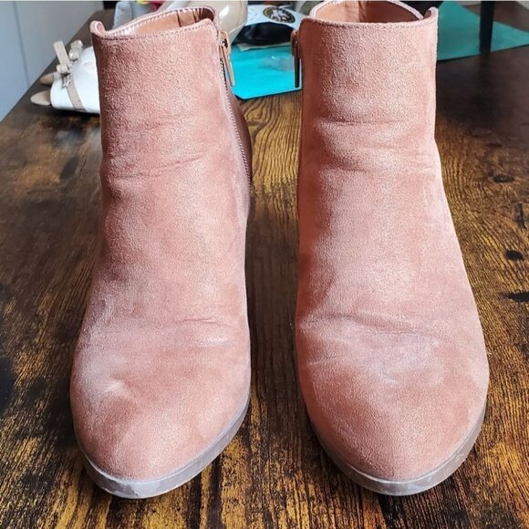 Justfab Cognac Booties - Picture 2 of 6